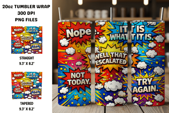 Download Sarcastic Comic Quote Tumbler Wrap - Sarcastic Collection