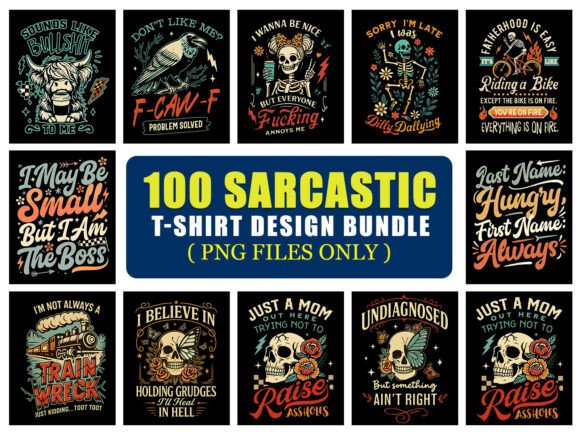 Download Sarcastic PNG T-Shirt Design Bundle - Sarcastic Collection
