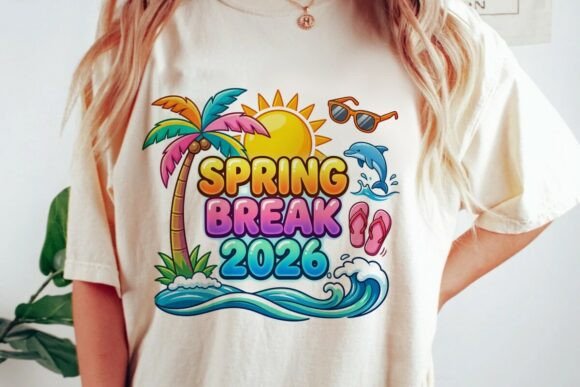 Download Spring Break 2026 Tropical Fun Png - Premium Resources