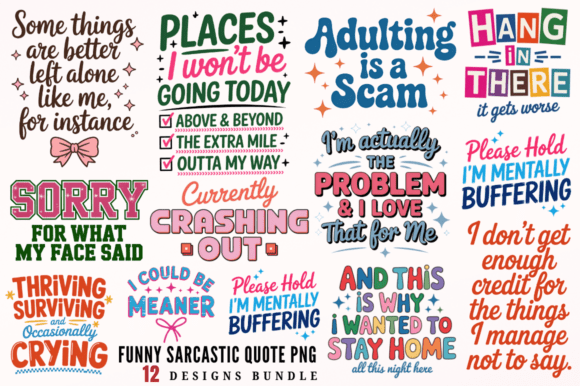 Download Funny Sarcastic Quote PNG Sublimation De - Sarcastic Collection
