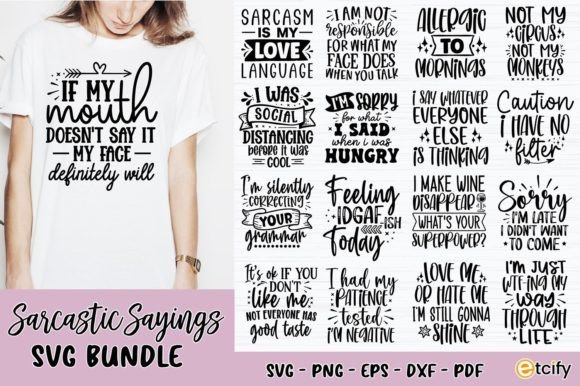 Download Sarcastic Sayings SVG Bundle - Sarcastic Collection